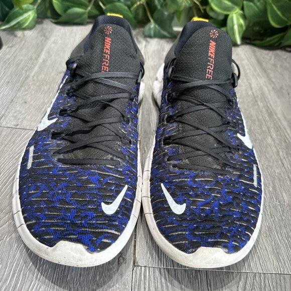 Nike Free Run 5.0 Men’s Size 7 Blue White Black Concord Road Running Shoes - Picture 3 of 9